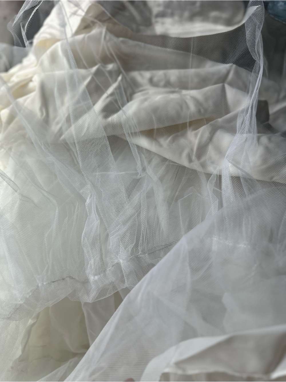 Classic Strapless White Bridal Ball Gown Dress - Picture 9 of 17